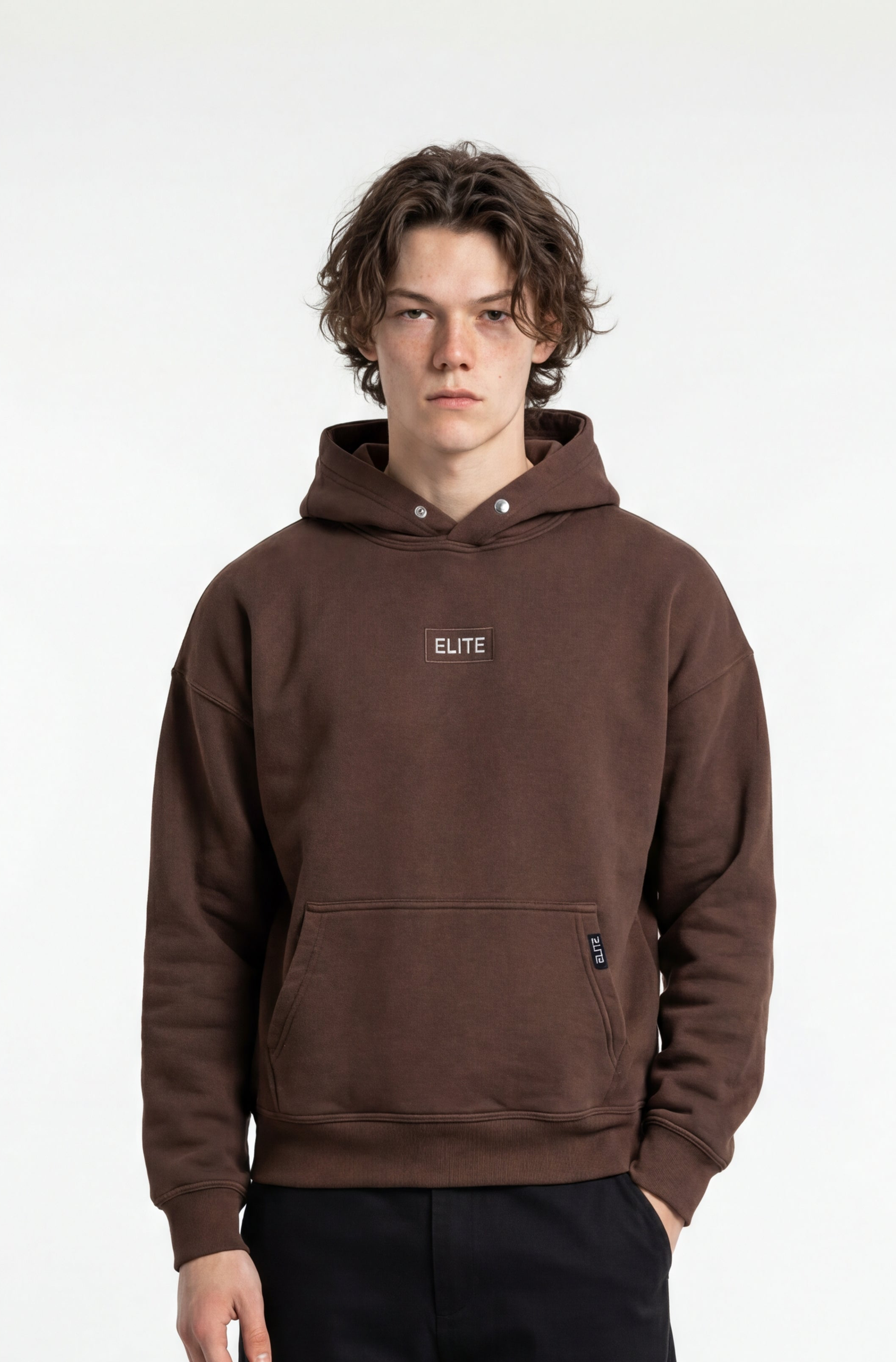 Brown Essential Hoodie